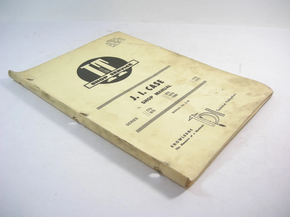 CASE I & T 770 870 970 1070 1090 1170 1175 Tractor Service Shop Repair Manual - Image 4 of 4