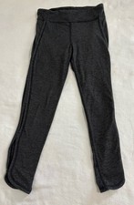 Free People Women’s Small Gray Heathered Activewear Leggings Athletic Yoga Pants