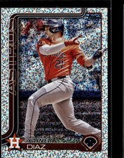 2025 Topps Glitter Holo Yainer Diaz #299 Houston Astros