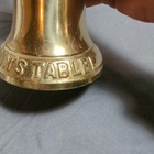 Captain's Bell Brass with Wooden Handle Nautical Ship Collectible — photo 9