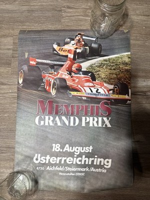 Memphis Grand Prix Vintage Poster Osterreiching F1