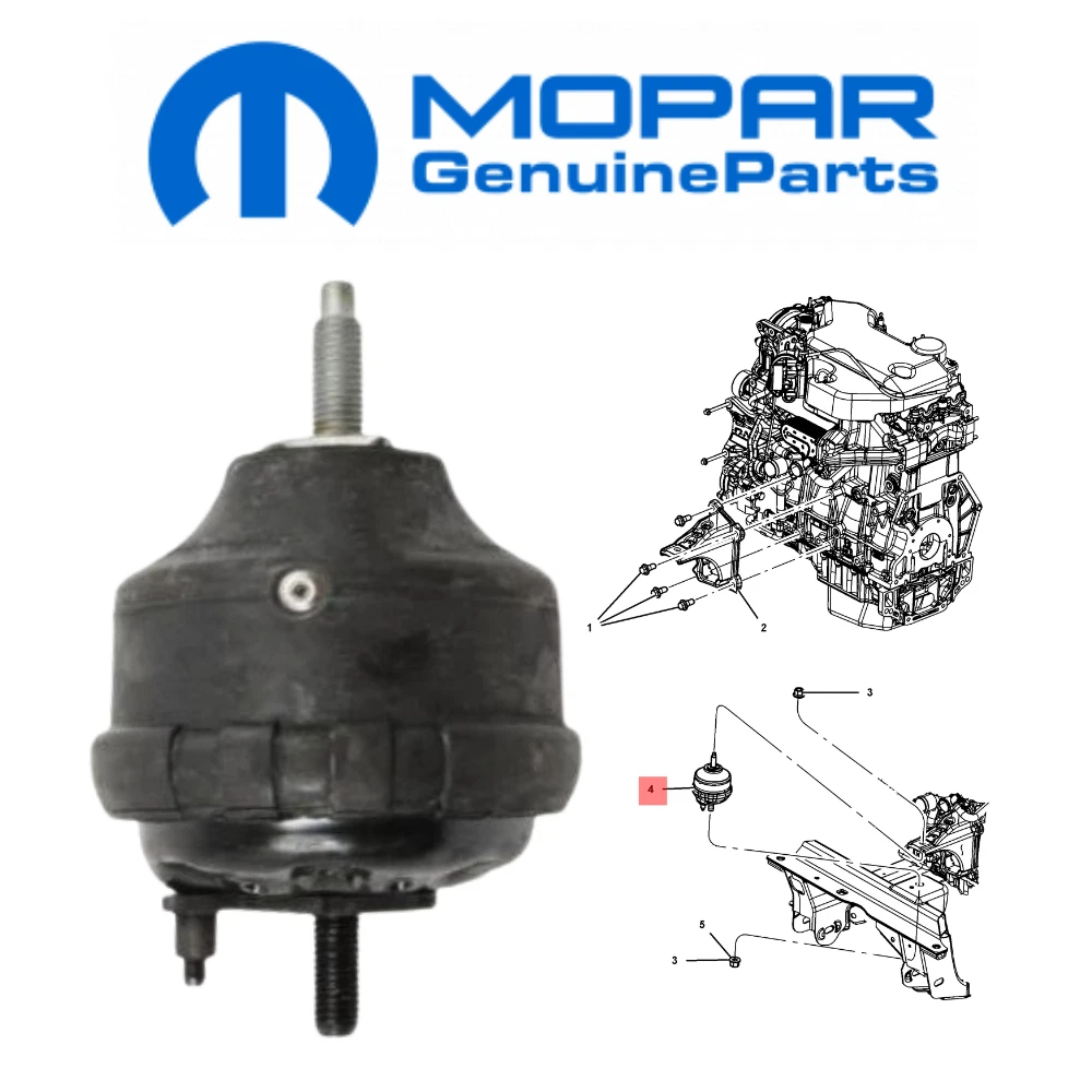 Support Moteur Avant Droit Pour Jeep Grand Cherokee II 4.0 (1998-2005) - Réf. 52058928
