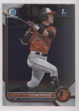 2022 Bowman Chrome Prospects Cesar Prieto #BCP-206 03ox