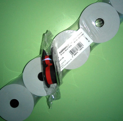 5  Additionsrollen & 1  Farbband schwarz-rot  TA 121 PD ECO  TA 1121 PD Eco...