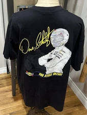 Vintage Dave Schultz Pro Stock Suzuki Moto Double Sided Single Stitch Shirt 2XL