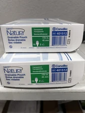 CONVATEC 401512x 2 Pack Sur-Fit Natura 2-Piece Drainable Pouch 1-3/4" Flange.