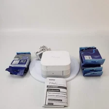 Brother PT-P300BT Portable Bluetooth Label Maker P-Touch Cube Wireless Printer