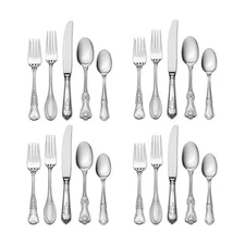 Hotel 20-Piece 18/10 Stainless Steel Flatware Set, Service for 4