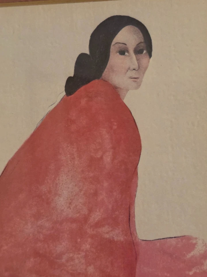 R.C. Impresión enmarcada Gorman titulada "Yol Nu Bah" firmada 1972 Haag Art Arizona 7x8 Foto 3 de 4