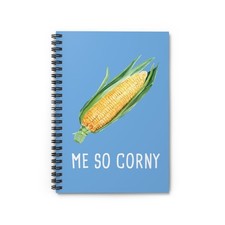 New Me So Corny Gardening Journal Organic Food Planner Spiral Notebook Gift
