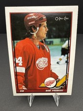 Bob Probert #198 O Pee Chee NHL Hockey 1991-92 Detroit Red Wings