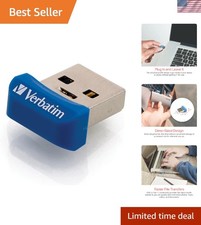 16GB Lightweight USB 3.2 Gen 1 Thumb Drive - Ultimate Storage Solution in Blue