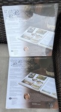 Vtg 2001 Lot of 2 Creative Memories Collection 12x12 Page Protectors 15 Sheets