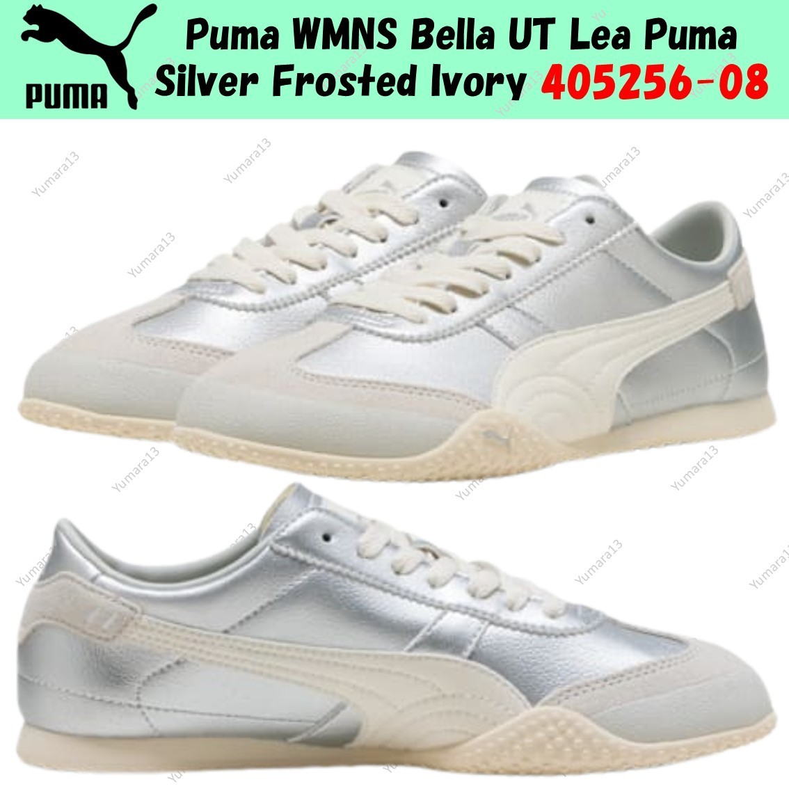 Puma WMNS Bella UT Lea Puma Silver Frosted Ivory 405256-08 Women's