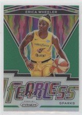 2021 Panini Prizm WNBA Fearless Green Prizm Erica Wheeler #9 00zd