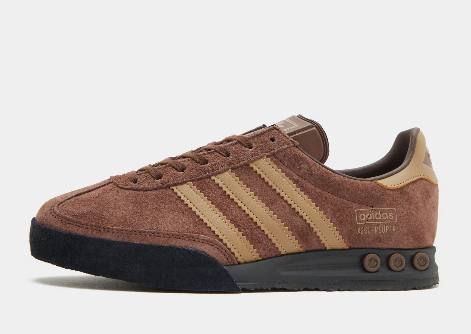 Adidas Originals Kegler Super Brown/Black Trainers-ALL SIZES Sneakers-Genuine