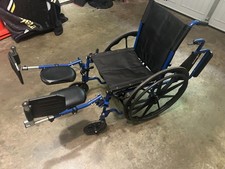 Drive Medical BLS20FBD-SF 20 inch Streak Wheelchair with Flip Back Desk Arms...