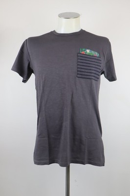 BOMBOOGIE HERREN SHIRT GR S MAN T-SHIRT CASUAL VINTAGE BAUMWOLLE COTTON GRAU