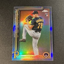 2025 Topps Chrome Update Thomas Harrington RC Refractor USC177 Pirates