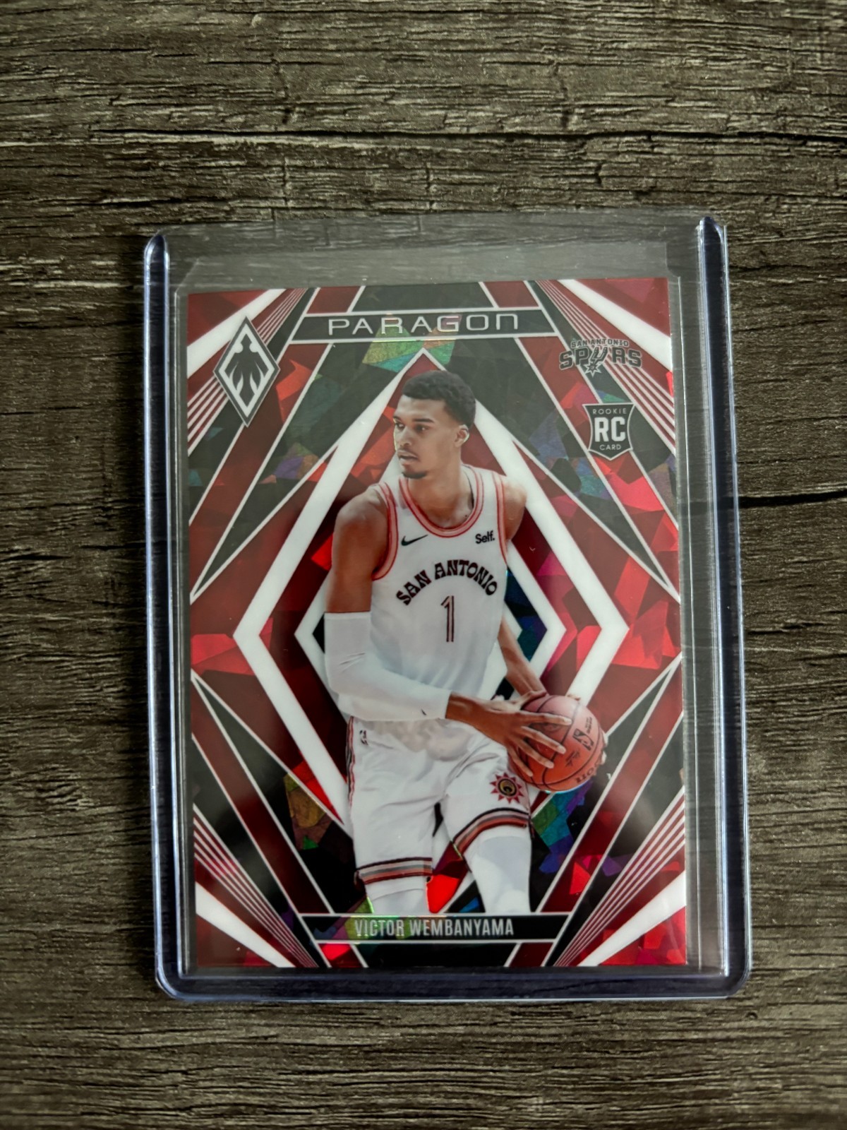 2023-24 Panini Phoenix - Paragon Victor Wembanyama #13 Red Ice (RC)