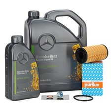 6L ORIGINAL 5W30 MB 229.52 Motoröl + PURFLUX Ölfilter für MERCEDES OM608 CDI/d