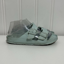 Birkenstock Arizona Eva light blue slide buckle synthetic comfort womens 6