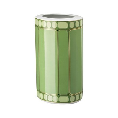 Rosenthal Swarovski SIGNUM Fern Vase 27 cm Porcelain Luxury Green