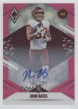 2021 Panini Phoenix Rookie Pink Auto 89/99 John Bates #192 Auto 0sv5