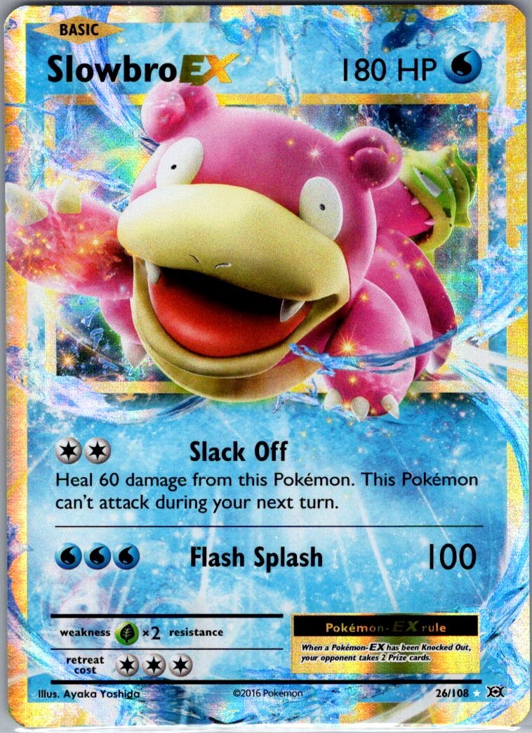 Slowbro EX 26/108 XY - Evolutions - Pokemon Card - NM