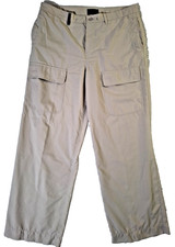 VTG Ralph Lauren Cargo Pants Men's L  Fits 36x30 Beige Performance Straight