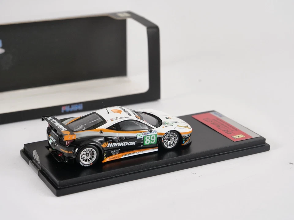Fujimi 1/43 Ferrari 458 Italia GT2 2011 24 Ore Di Le Mans Hankook Team #89 - Immagine 2 di 4