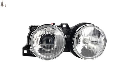 Scheinwerfer passend für BMW 3er E30 09/87-01/1992 Rechts mit Leuchtmittel