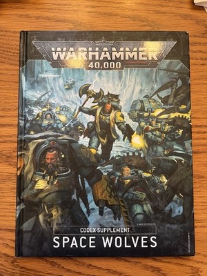 Warhammer 40K: Space Wolves Codex Supplement Hardcover 2020 - RPG Games Workshop