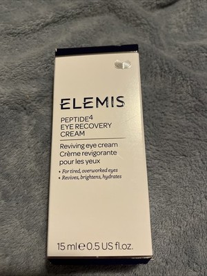 ELEMIS Peptide4 Eye Recovery Cream Reviving Eye Cream 0.5 fl oz /15mL NIB 