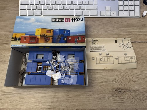 Contenedor Kibri 11970 H0 6 unidades sin construir en embalaje original | Zustand: Gebraucht