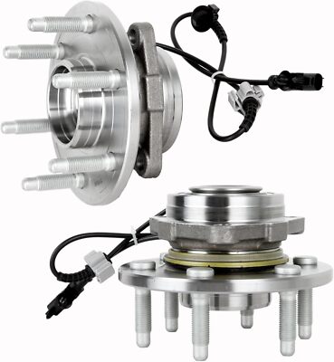 4WD Front Wheel Bearing Hubs for 2007-2013 Chevy Silverado GMC Sierra 1500 Tahoe