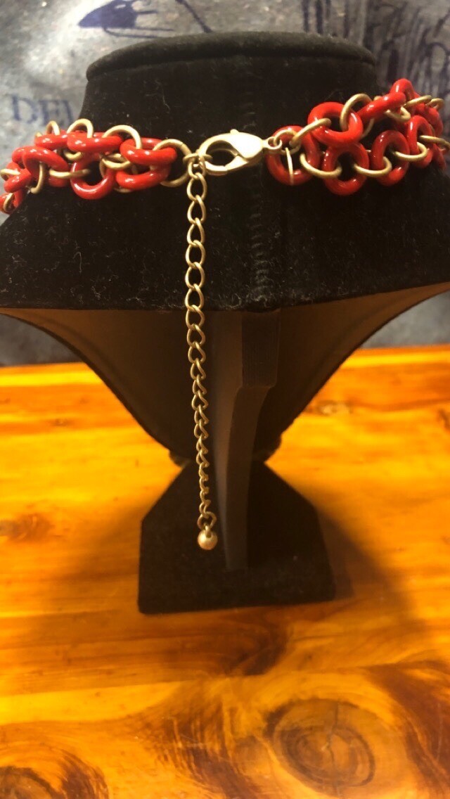 Vintage Chicos Double Link Statement Necklace - image 3