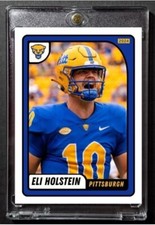 2024 Eli Holstein Future Stars NCAA Rookie Card Pitt Panthers Football