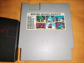 Rare Multi 6 in 1 Games Super Mario Bros Party 1 2 3 Golden Console Nintendo Nes