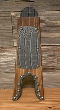 The Old Western Boot Jack - Boot Puller - Shoe Remover - Gray Croc