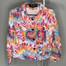 Chillipop, Girls' Tie-Dye Jean Jacket