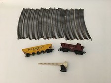 Vintage Lot Of 14 Atlas Curve A 18" R Snap Track  A. T.  S. F. 1951 Rail Car