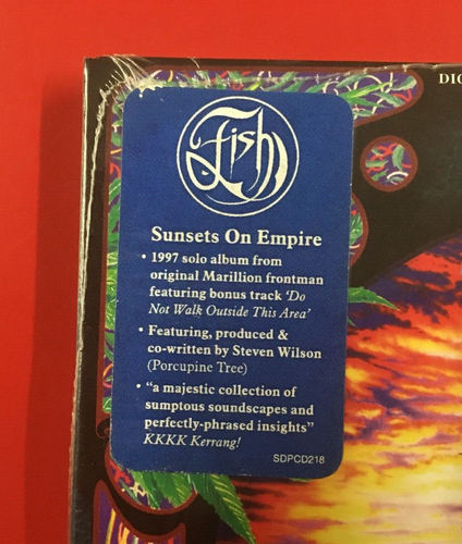 FISH : SUNSETS ON EMPIRE+BONUS *CD BRAND NEW SEALED NUOVO SIGILLATO RARO - Picture 3 of 4