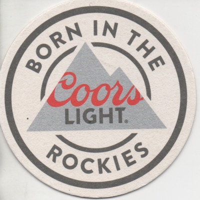 10 x Coors Light Bierdeckel - Bierdeckel - Hausbar / Home Pub Brandneu