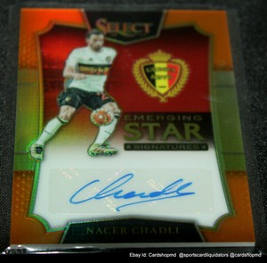 2016-17-Panini-Select-SOCCER-Emerging-Star-Orange-Nacer-Chadli-Autograph-75