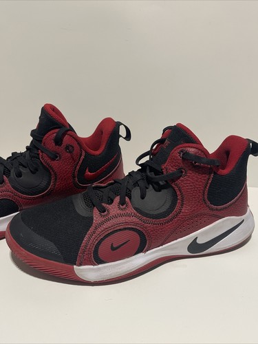 Nike Shoes Mens Size 8.5 Fly By Mid 2 Black Red Basketball Sneakers CU3503-003 - Picture 3 of 9