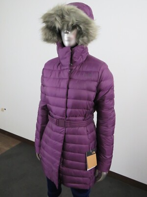 NWT Womens The North Face TNF Traverse Parka Long Down Warm Jacket - Wine $375