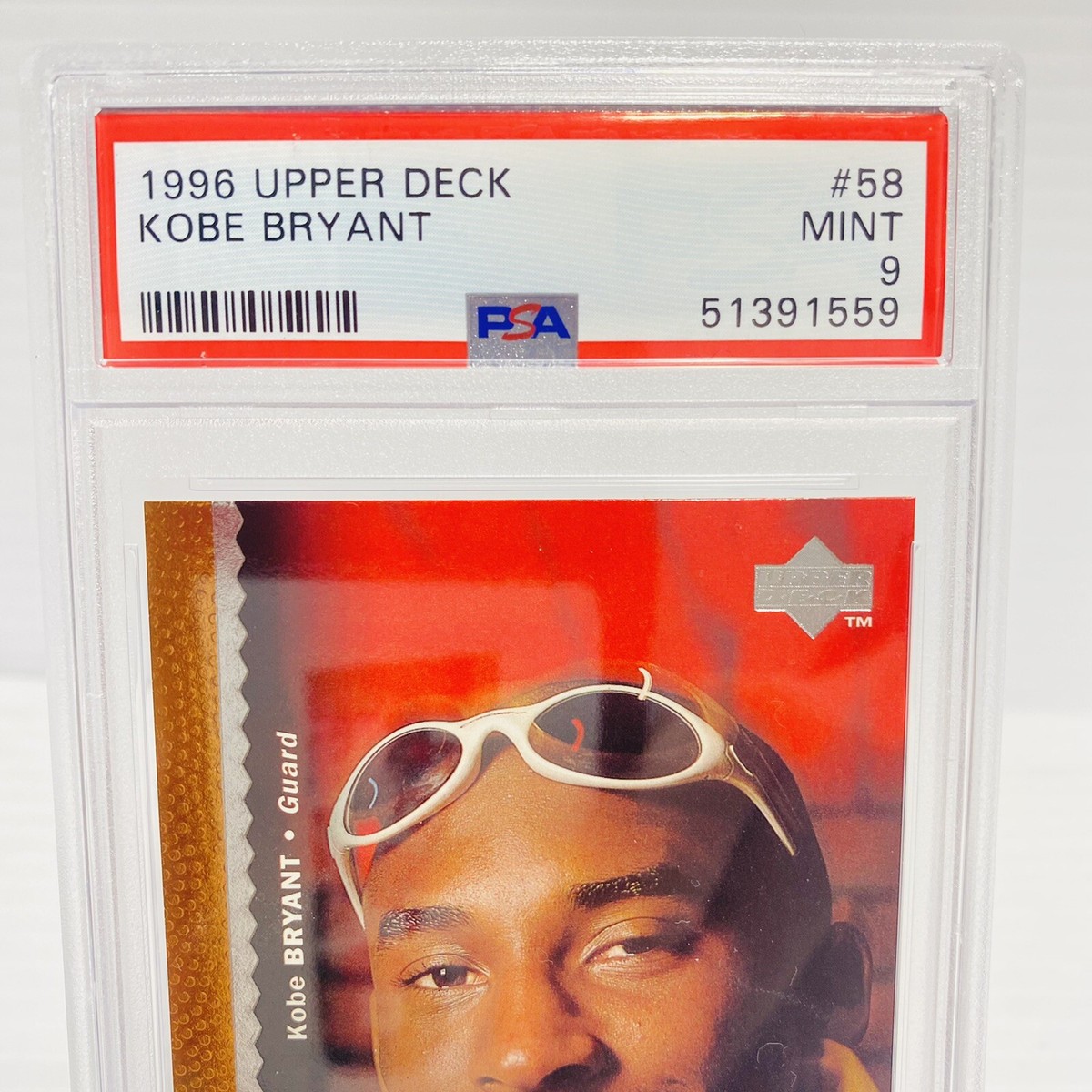コービー・ブライアント 1996 Upper Deck RC PSA 9 1996 Upper Deck Collector's Choice Kobe Bryant #267 PSA 9