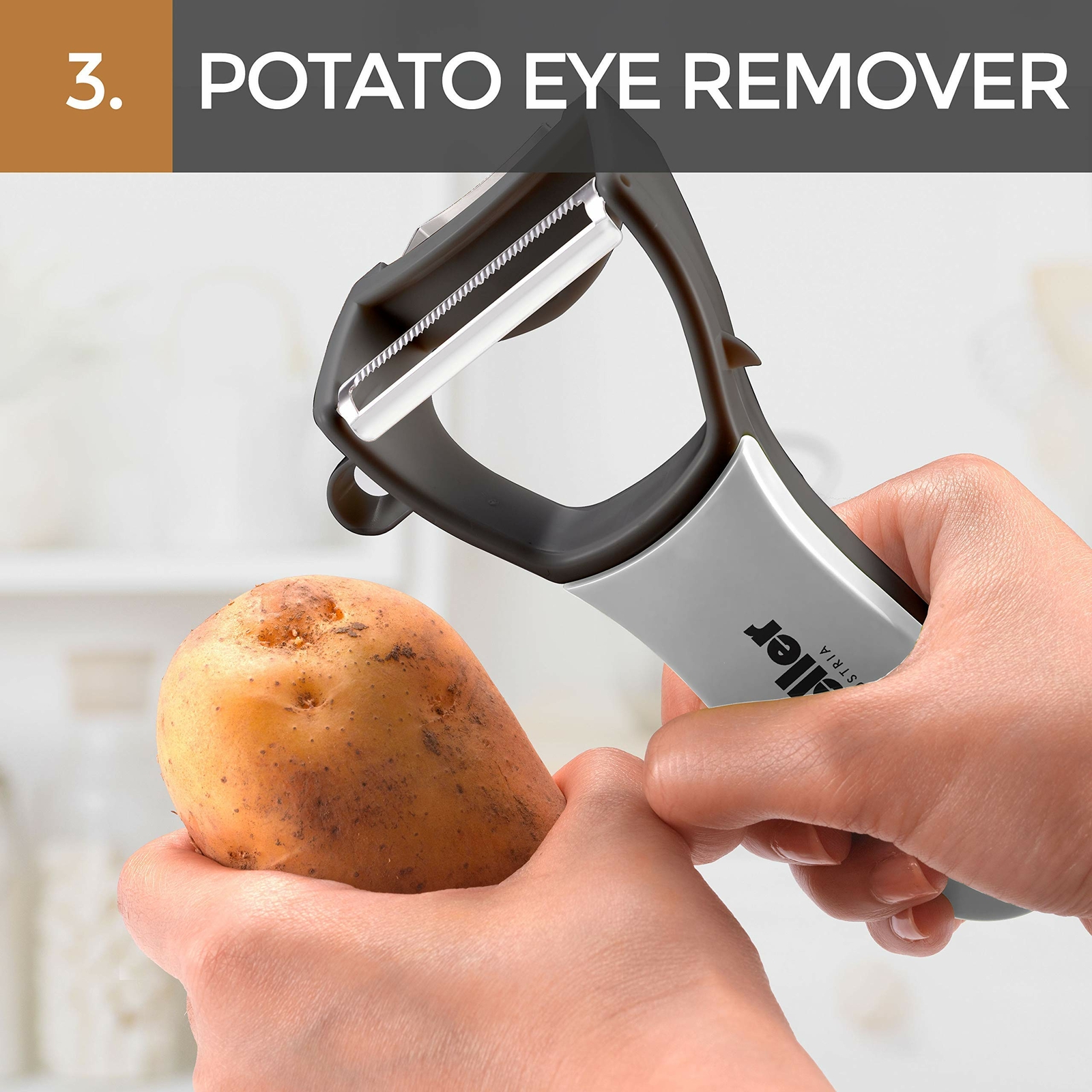 Mueller 4 in 1 Swift Julienne Vegetable Peeler Citrus Fruit Peeler eBay