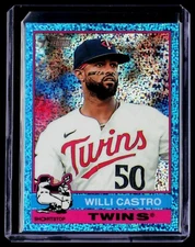 2025 Topps Heritage Chrome Blue Sparkle Refractor Complete Your Set 1-499 SP RC